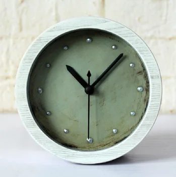 

3D stereoscopic metal nails home decor reloj despertador al fajr clock watches quartz digital automobile clock retro watch round