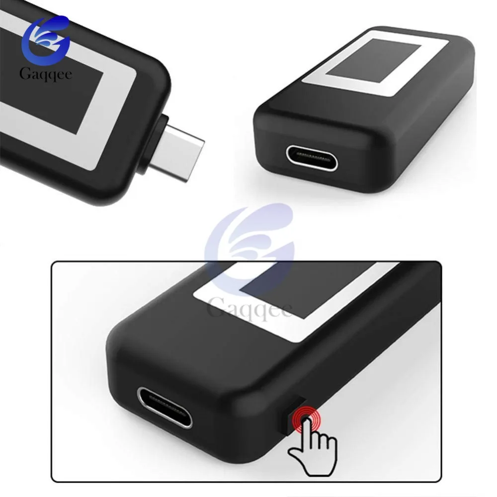 TC64 QC2.0 QC3.0 тип-c цветной ЖК-дисплей USB Вольтметр Амперметр Напряжение измеритель тока мультиметр зарядное устройство банк питания USB Тестер