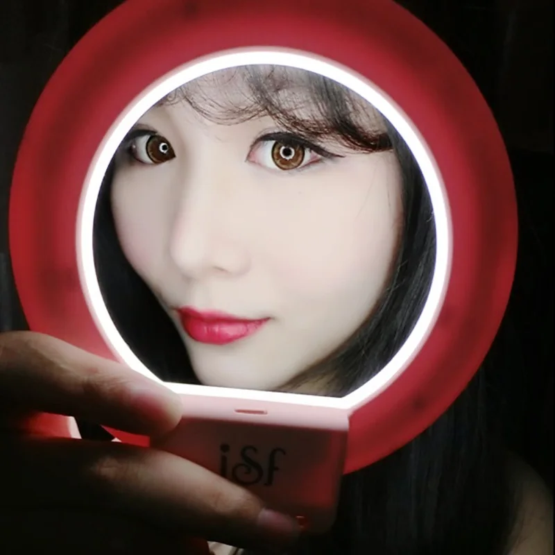 Ulanzi ISF LED Selfie Ring Light Supplement Brightness Beautify Photography Video Light Universial Clip-on for iphone X 7 Xiaomi