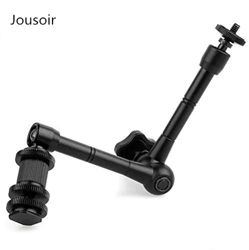 10pcs/lot 11 Inch Friction Power Articulating Magic Arm LCD Bracket 1/4 Hot Shoe Connector for DSLR Monitor Flash Camera CD50 |