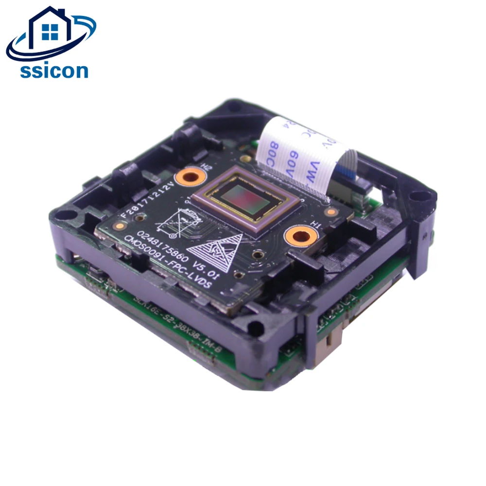 

SSICON 2 Pieces 1080P Starlight IP Camera Module Onvif HI3516EV100+Sony IMX291 Star light Sensor cctv Security Camera Module