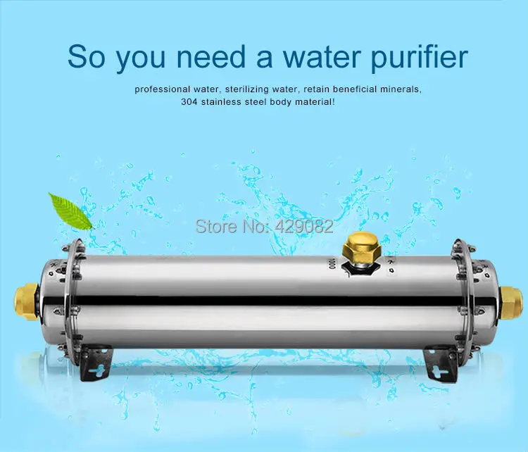 

Water filter cartridge quick connection 1000L/H ultrafiltration water purifier for house use