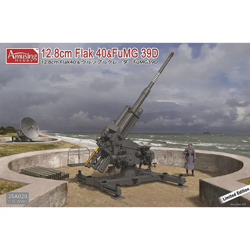 

Amusing Hobby 35A020 1/35 немецкий 12,8 см FLAK40 и FuMG 39D-набор моделей