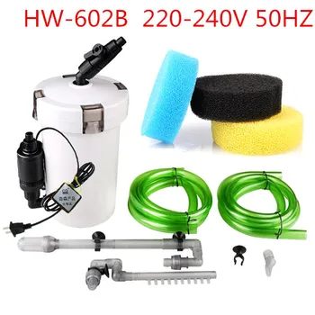 

SUNSUN Brand New 6W External Canister Filter Table Top Aquarium Fish Tank 400L/h 220V 110V HW-603B EU US Plug