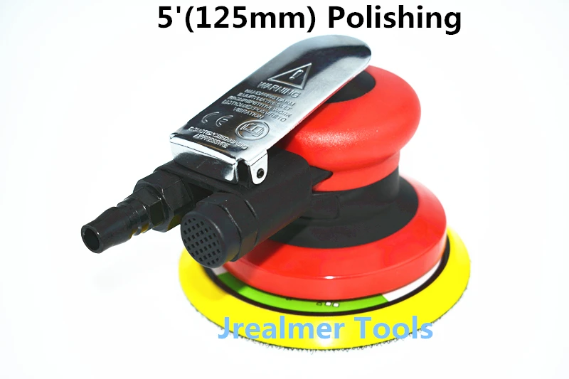Jrealmer 5 Inch Random Orbital Air For Palm Sander & Car Polisher
