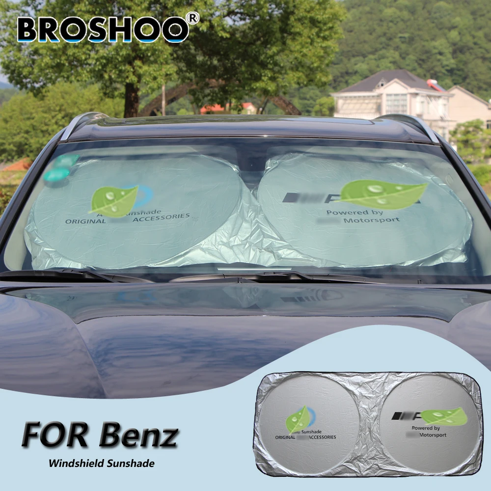 

BROSHOO Car Front Windshield Sunshade For Benz AMG A180 A160 B180 B200 ML300/350 GLS350 VITO C180 C300 Viano GL350/450/550