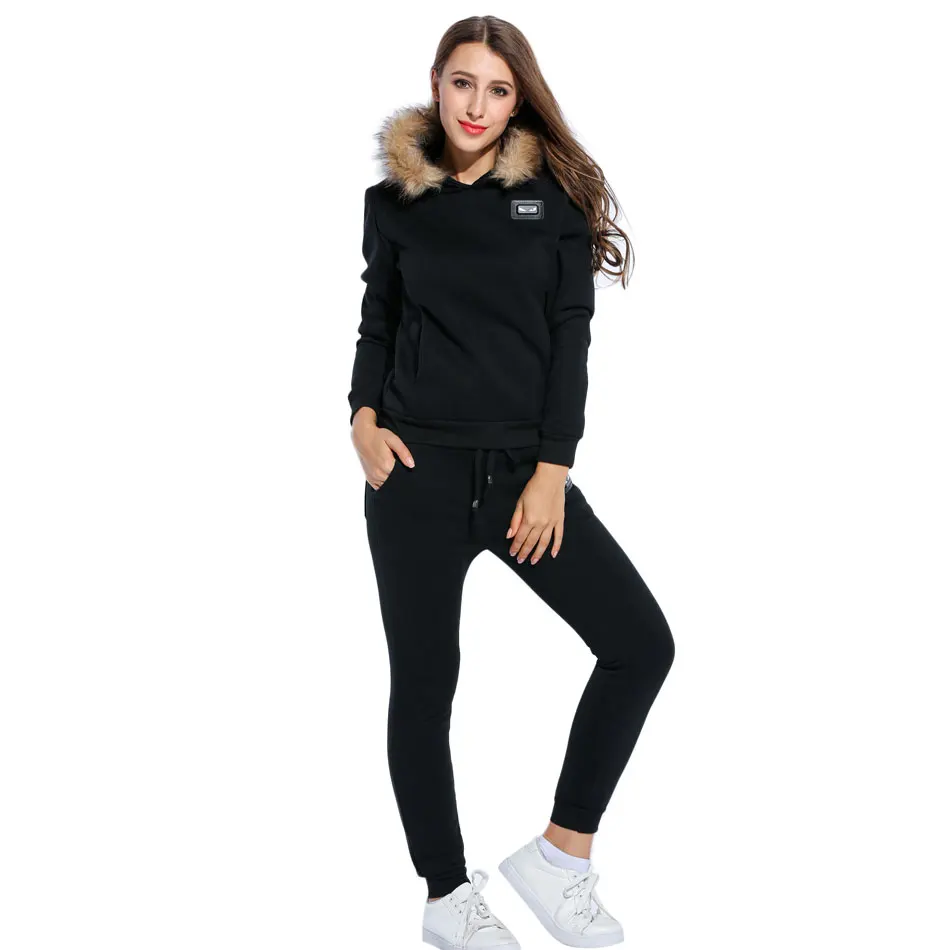 women's winter fleece tracksuit
