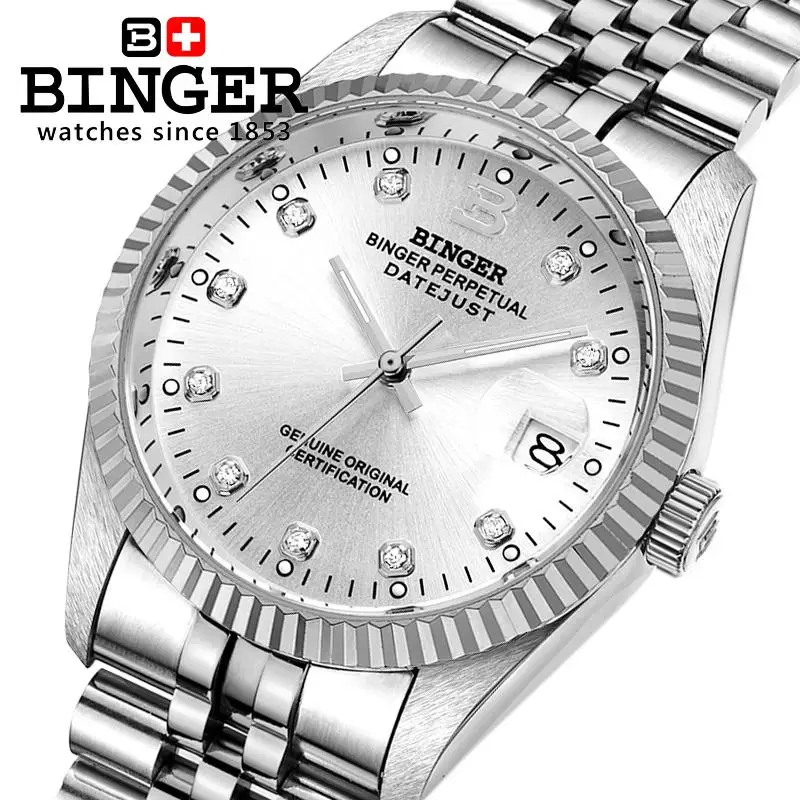 Здесь продается  Switzerland Wristwatches BINGER 18K gold watches men self-wind automatic winding mechanical Wristwatches BG-0373-2  Часы