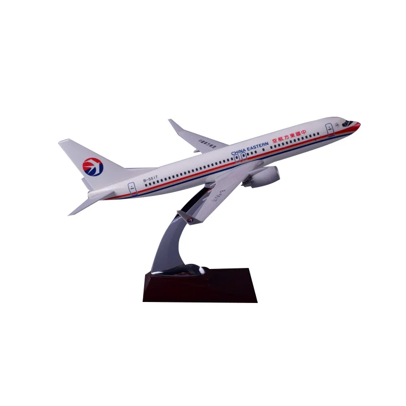 Модель самолета B737 32 см China East Airlines Resin модель Боинг 737 аэробука восточные