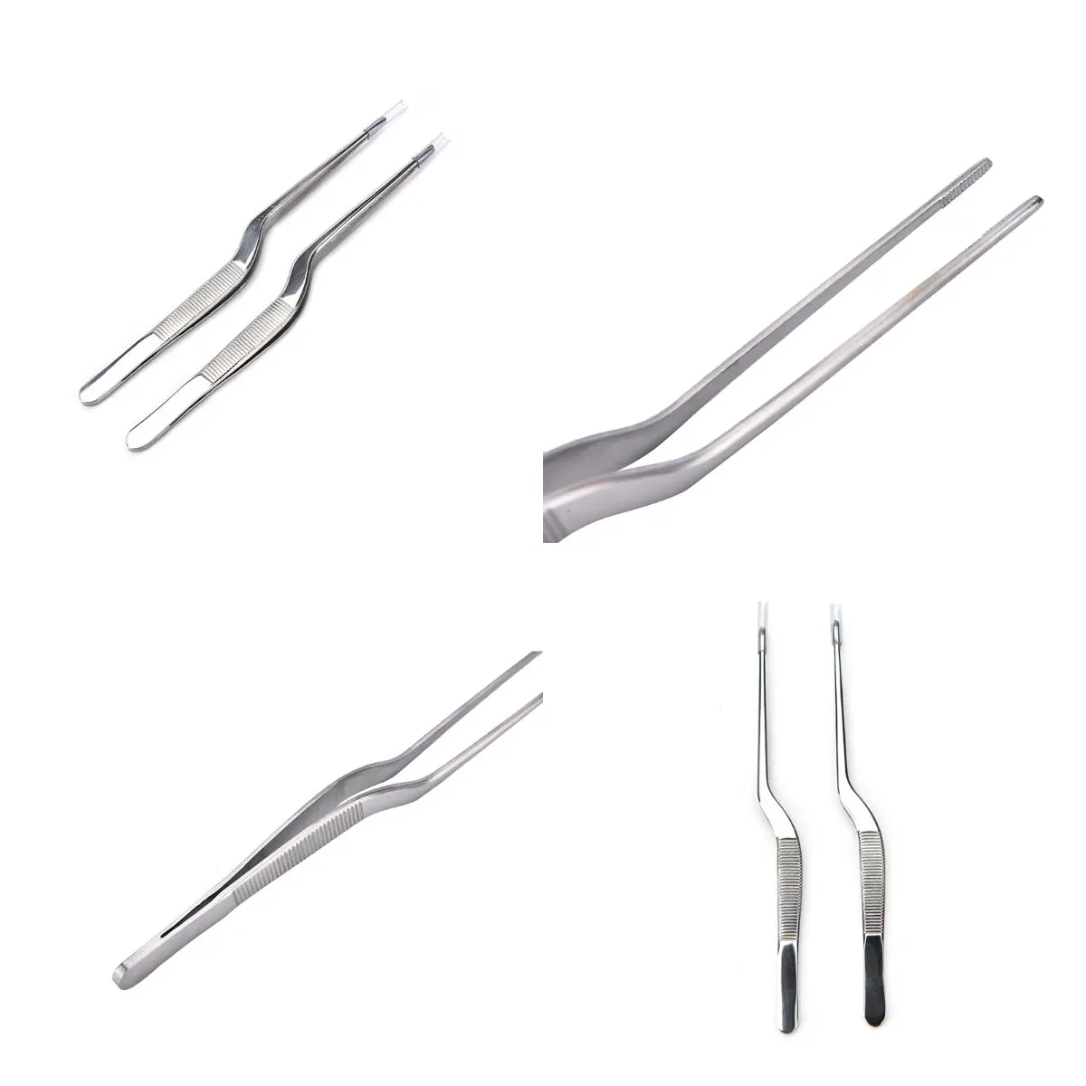 1PC Dental Oral Stainless Steel Curved Tweezer Ear Nose Clip Health