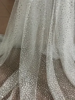 

high quality DiuDiu-71524 Nigerian Lace Fabric Wedding African Lace Fabric with glitter sequins