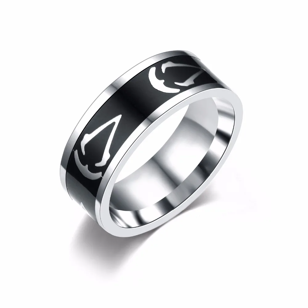 cheap 2018 New Fashion DIY Couple Jewelry Her King and His Queen Stainless Steel Wedding Rings for Women Men Wholesale Factory Price