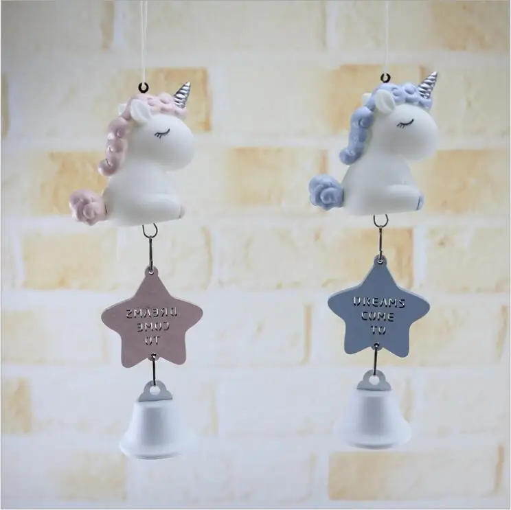 Buy Creative Glue Unicorn Wind Chimes Creative Novelty
