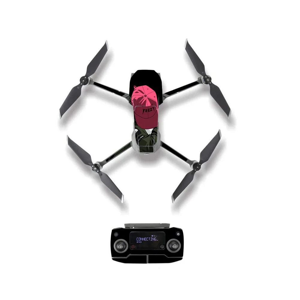 [M20012] стильная наклейка с винтажным рисунком для корпуса дрона DJI Mavic 2 Pro и Zoom