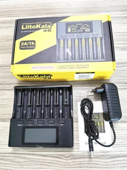 

NEW 2019 Liitokala Lii-S6 battery Charger Auto-polarity detection For 18650 26650 18350 18340 li-ion Ni-MH batteries