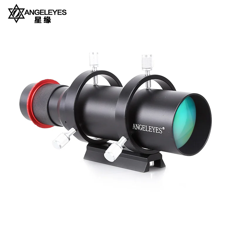 

Angeleyes 50mm Guide Scope Fully Coated Guidescope Finder Eyepiece with Bracket 1.25" Telescope accessories