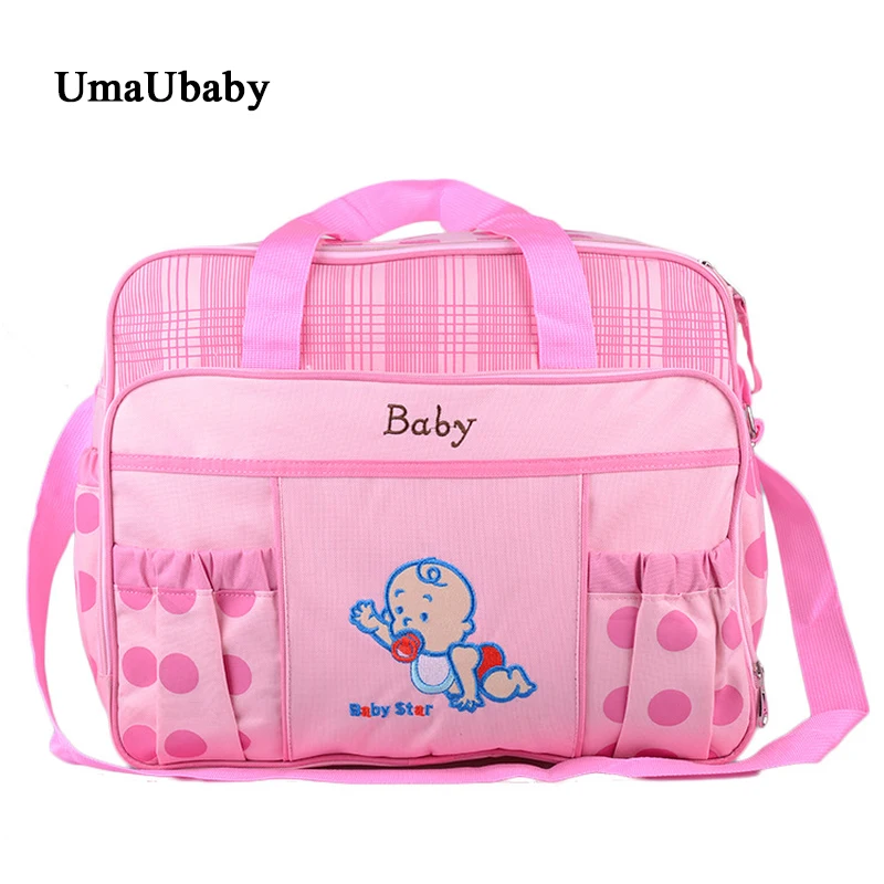 

Mommy Bag Fashion Baby Diaper Bag Multifunctional Large Capacity Waterproof Antibacterial Slant Backpack Diapers Bag New 2019