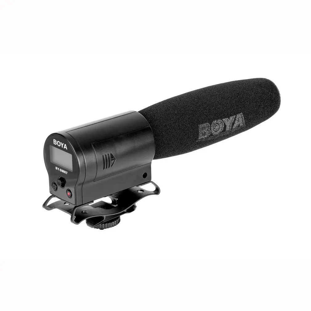 

BOYA BY-DMR7 Microphone, Condenser Microphone, LCD Display Microphone, Broadcast Integrated Recorder Camera Accessory Set