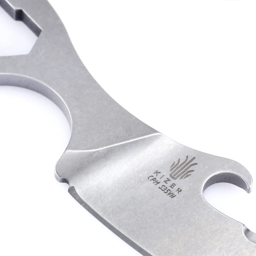  Kizer survival knife Crocotool fixed blade knife mini pocket tool knife small outdoor multi camping