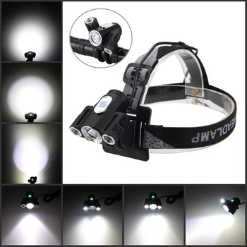 

1200 Lumen Rechargeable T6 LED Headlight 4 mode Zoomable Headlamp flashlight NO Battery for Camping Outdoor Activities Headlight