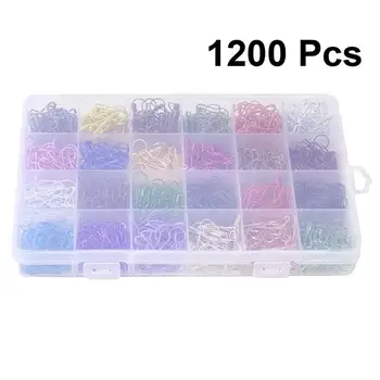 

1200pcs Metal Calabash Gourd Bulb Safety Assorted Color Pins For DIY Craft Making Clothing Knitting Stitch Marker (24 Colors)