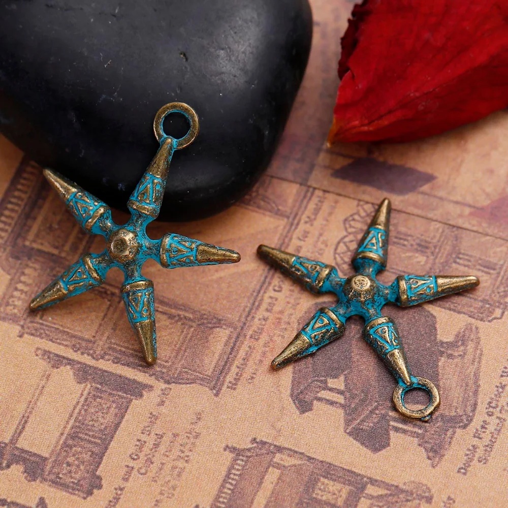 Античные бронзовые подвески DoreenBeads на основе цинка в стиле бохо патина