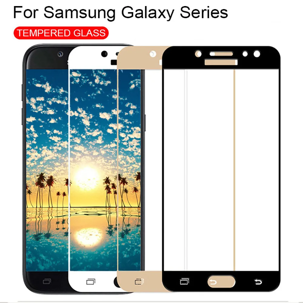 

9H 5D Full Cover Screen protector For Samsung GALAXY J7 MAX tempered glass for Samsung GALAXY J7MAX protective film