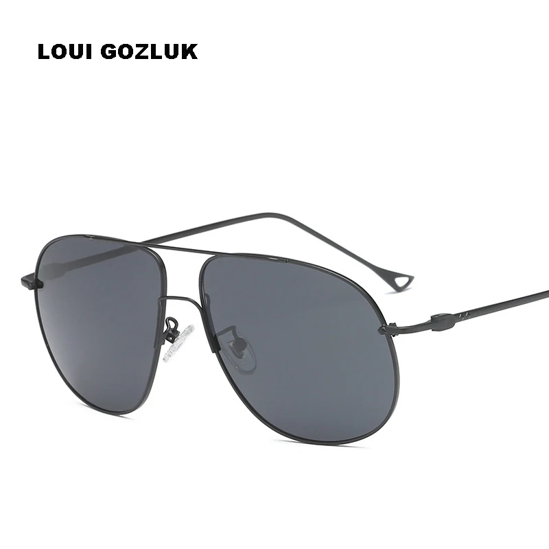 Классические мужские солнцезащитные очки из сплава поляризованные HD UV400