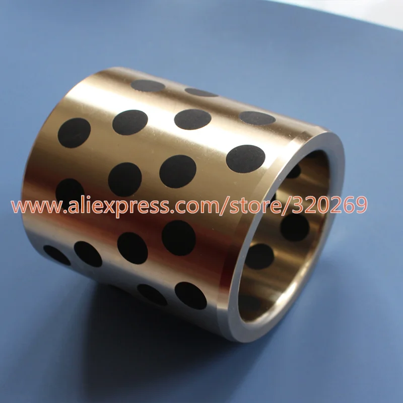 JDB 80 mm graphite solid self lubricating bearing oilless bushing