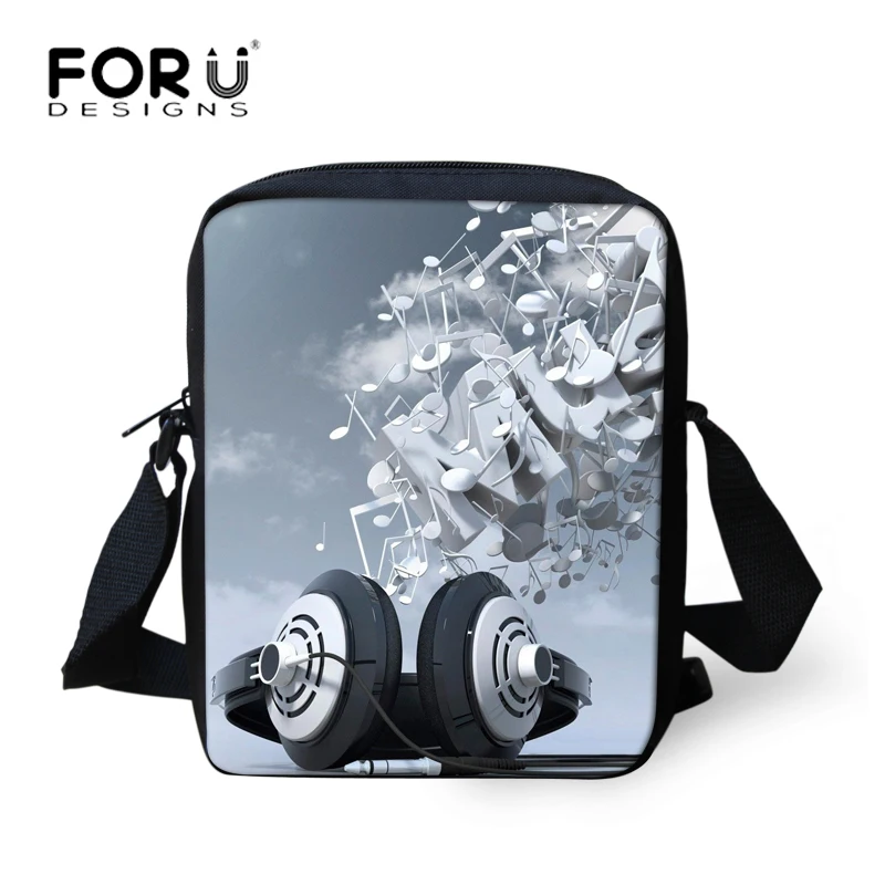 

FORUDESIGNS DJ Music Messenger Bags for Men, Record Player Male Crossbody Bags,Kids Boys Mini Shoulder Bags,Mens Cross Body bag