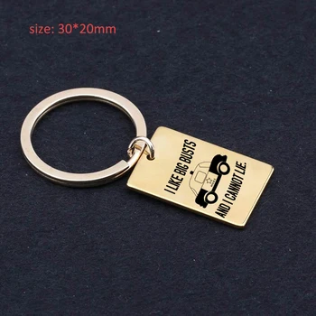 

Engraved I Like Big Busts And I Can Not Lie Keychain For Law Enforcement Officer Gift Police Gift Police Graduation Trendy Gift