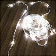 Год Рождественские светодиодный Рождественские огни Открытый AC220V 10 м светодиодный Waterfull гирлянды рождественские огни