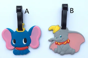 

2018 Sale Real Abs Striped Luggage Carts Trolley Mala Valiz Dumbo When Luggage Tag Card Boarding Identification Check-in Tags