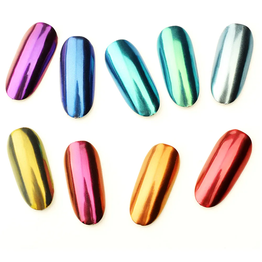 #501 2018 New Fashion Mermaid Powder Dust Pearl Shell Glimmer Nail Art Pigment Shimmer Manicure Tips Freeship | Красота и здоровье
