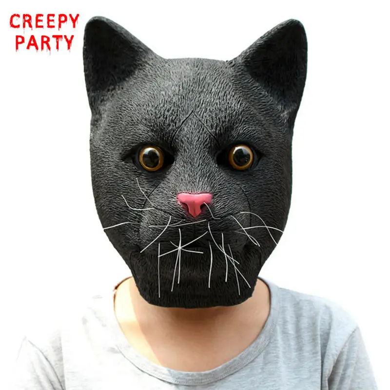 aliexpress-buy-realistic-black-cat-mask-lovely-latex-full-face