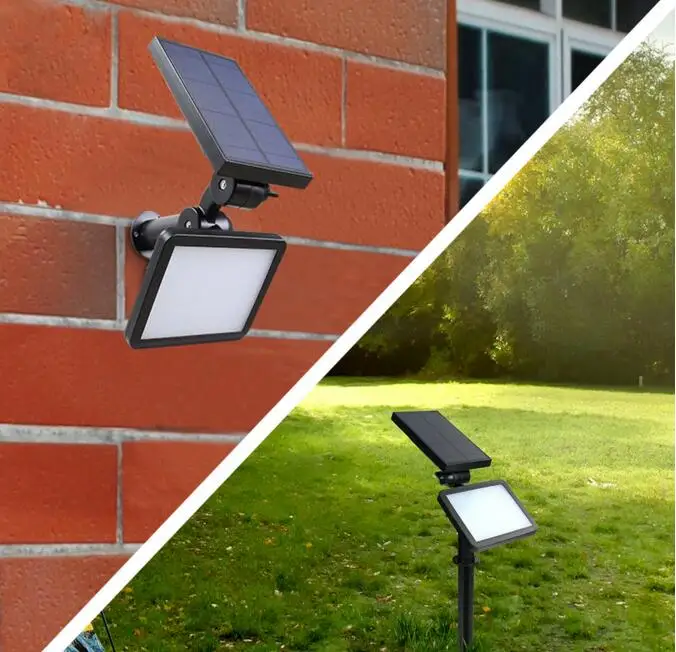 Solar ao ar Impermeável do Diodo Emissor de Luz Solar para Jardim ao ar T sunrise Holofotes Livre Iluminação 50 Leds Ajustável Lâmpada Luz Livre 23 High Quality light for outdoor