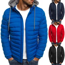 Zogaa Brand Winter Jacket Men Hooded Coat Causal Zipper Men's Jackets Parka Warm Clothes Streetwear Men clothing 2018  