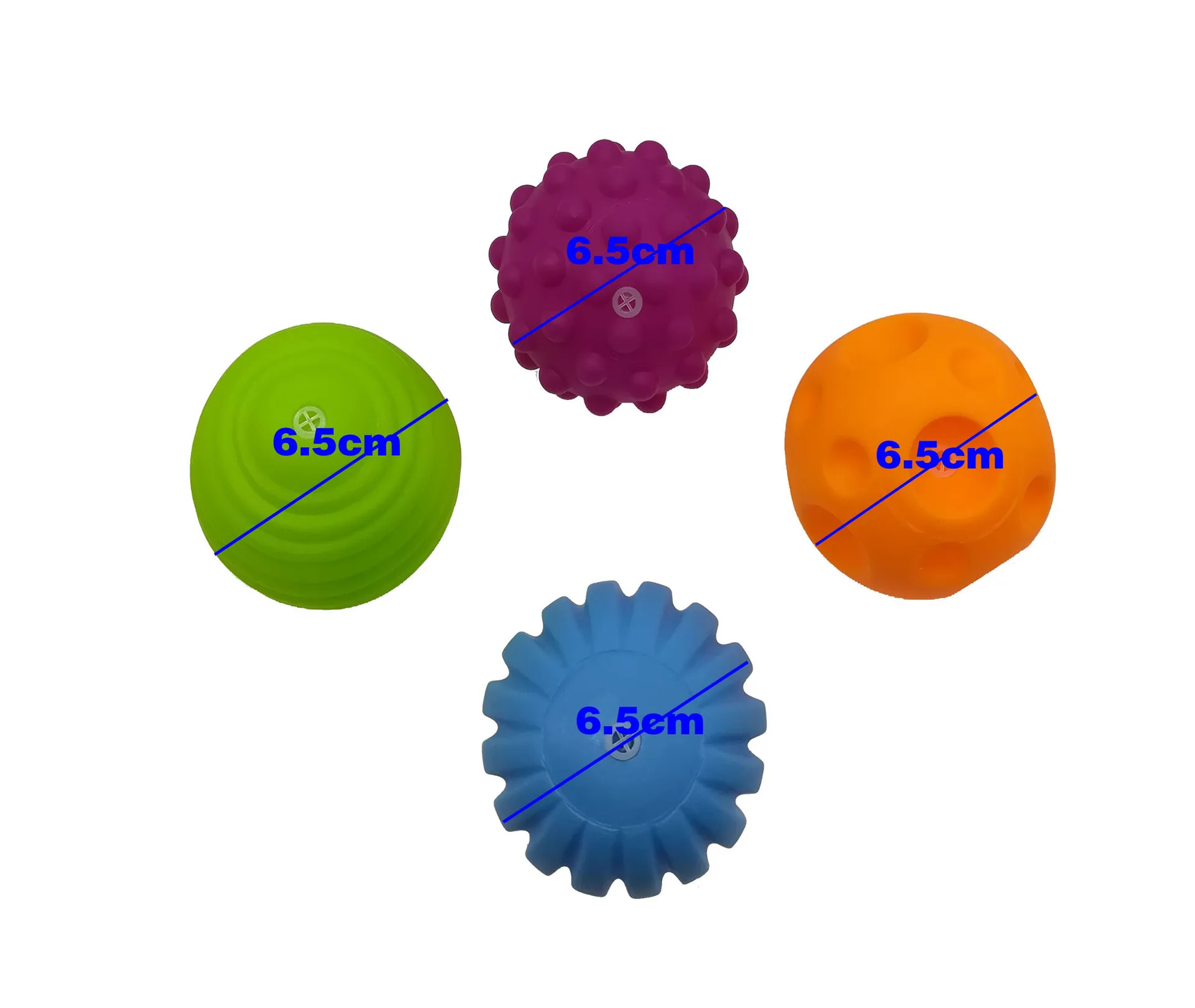 4-6pcs Textured Multi Ball Set Develop baby's Tactile Senses Toy Baby Touch Hand Ball Toys Baby Training Ball Massage Soft Ball 12 4-6pcs Textured Multi Ball Set Develop baby's Tactile Senses Toy Baby Touch Hand Ball Toys Baby Training Ball Massage Soft Ball