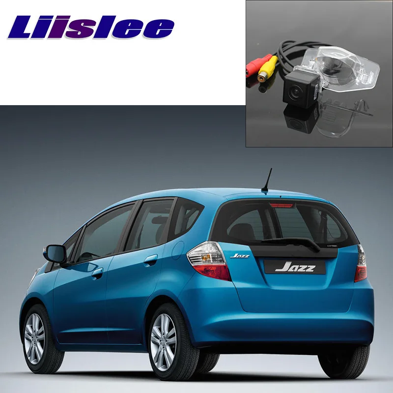 

Камера заднего вида LiisLee для HONDA Jazz 2002 ~ 2009, водонепроницаемая, с функцией ночного видения