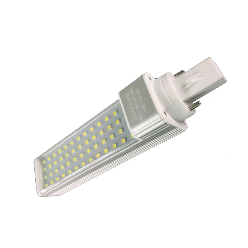 Компактная светодиодная лампочка G23 G24 E27 13 Вт 2 контактный CFL замена Светодиодная