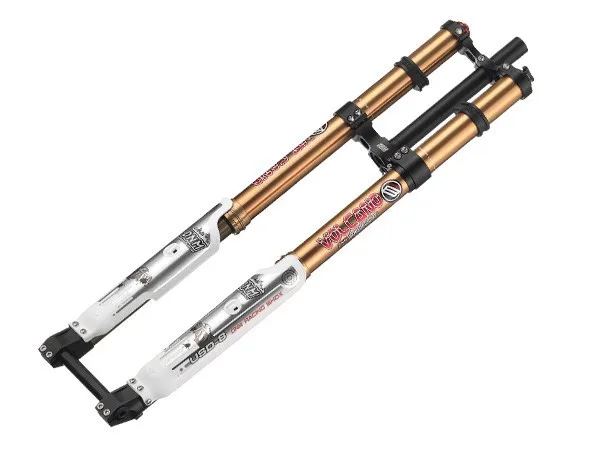 Cheap 2014 DNM USD-8 DH FR FRONT FORK Bike Air Suspension Fork/ travel 203mm(8 inch),on hot sales!