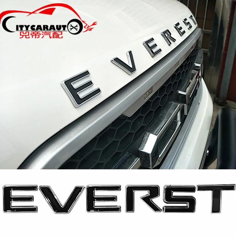 3d стайлинг CITYCARAUTO Everest логотип на переднюю часть двигателя наклейка с 3D эмблемой