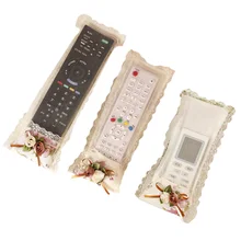 Крышка для дистанционного Управление пастырской Стиль Творческий кружевной ткани контейнер держатель мешка для ТВ Кондиционер дистанционного Управление