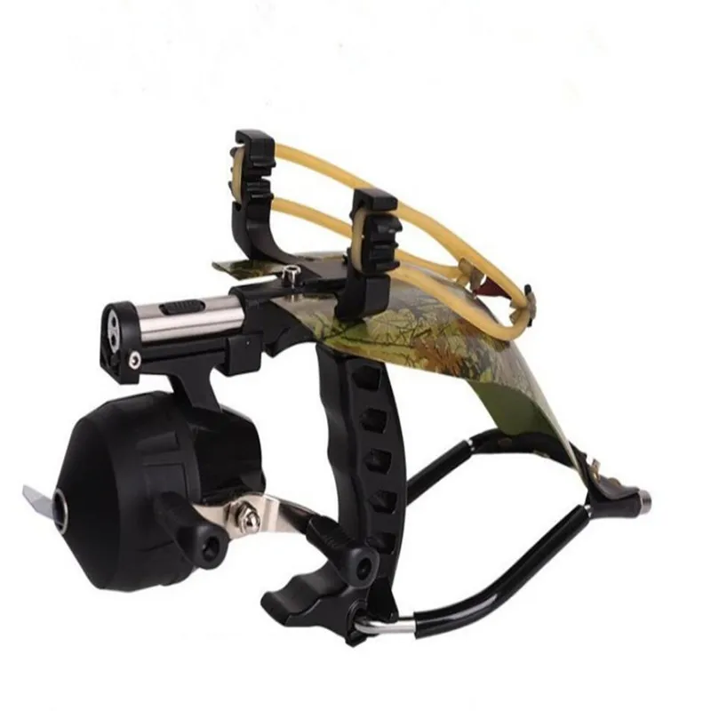 

New Elastic Hunting Fishing Slingshot Shooting Catapult Bow Arrow Rest Bow Laser Sling Shot Crossbow Bolt Fish Outdoor Tools