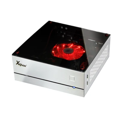 AC-DC HTPC ITX мини компьютерный корпус в алюминиевом портфеле домашний кинотеатр компьютерная коробка Настольный игровой ПК корпус небольшой корпус ITX