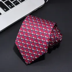 KAMBERFT модный мужской галстук для шеи ручной работы 8 см натуральный шелковый галстук мультфильм цифровая печать галстук деловая Свадьба
