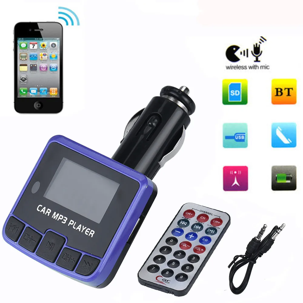 

Car Kit MP3 Player FM Transmitter Wireless Radio Adapter USB Charger MP3 Player Car Audio And Video # YS