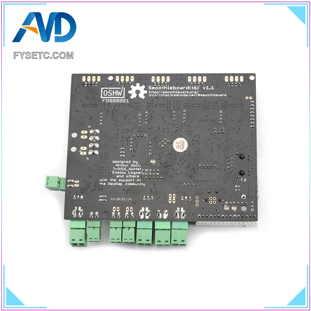 Placa de Apoio Placa de Controle Cortex-m3 para Cnc Impressora Smoothieboard V1.1 Braço Open Source Ethernet 32 Bit Lpc1769 3d 5xc 5x