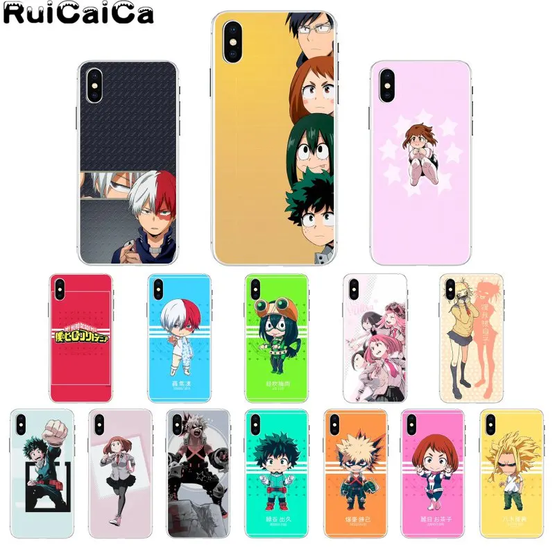 RuiCaiCa с героями из мультфильма Мой герой на руку люксовый уникальный дизайн чехол