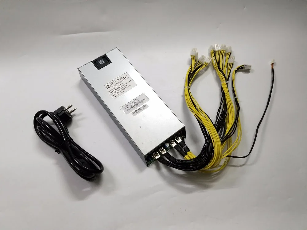 BTC LTC DASH miner Whatspower P3 2100W 12V 175A подходит для Whatsminer M1 M3 antminer S9, L3+, D3 A3 X3 Ebit E9,. От YUNHUI